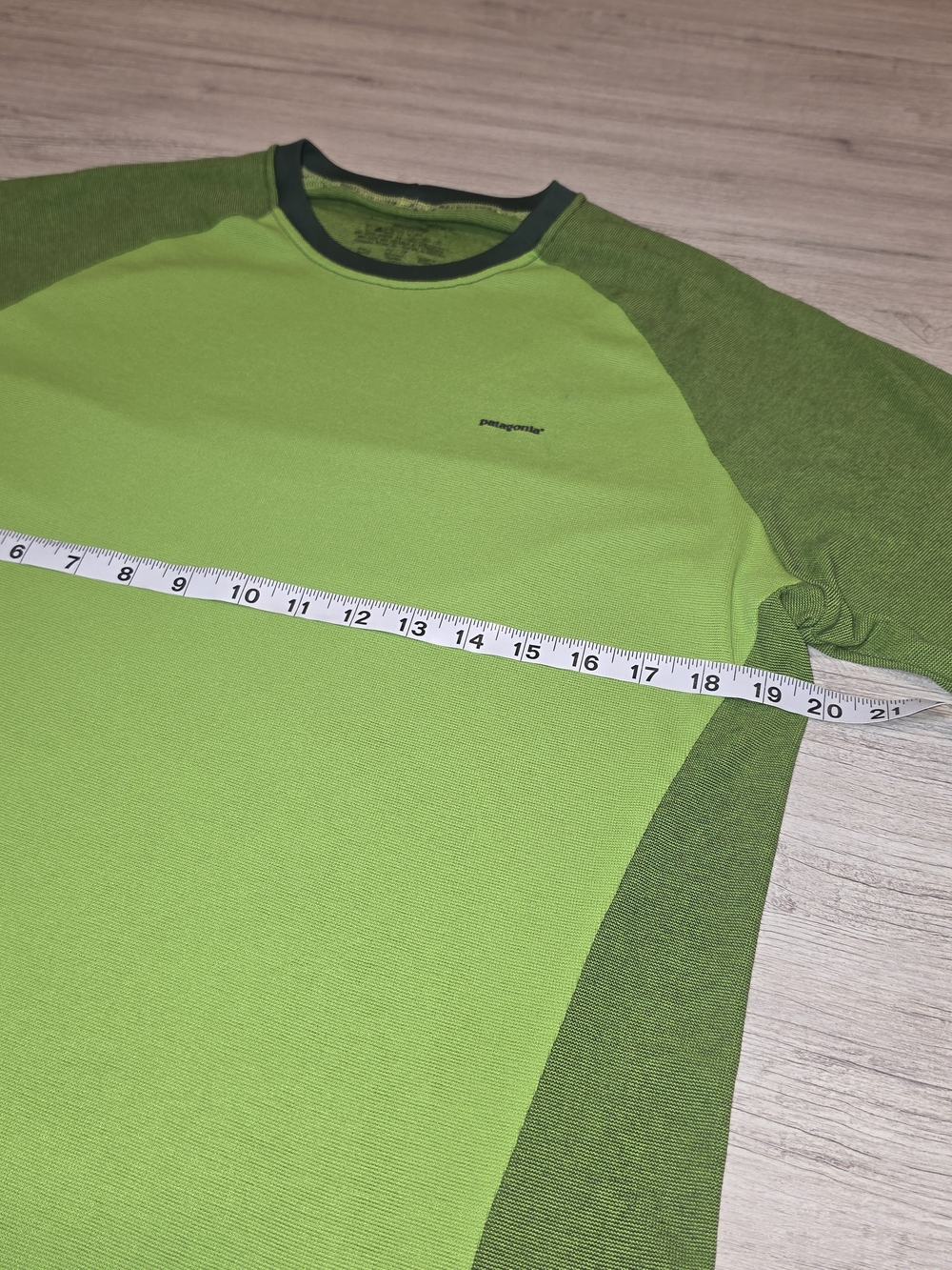 Patagonia Capilene Short Sleeve Shirt Men's Green Size L - Picture 4 of 7